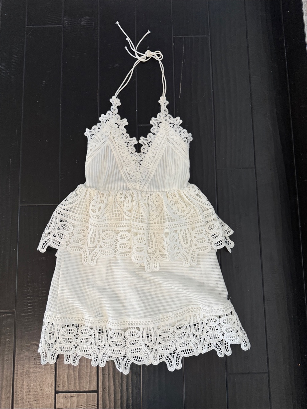 Paccio  Halter Mini Dress